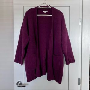 *LAST CHANCE* American Eagle Chenille Open Front Long Cardian